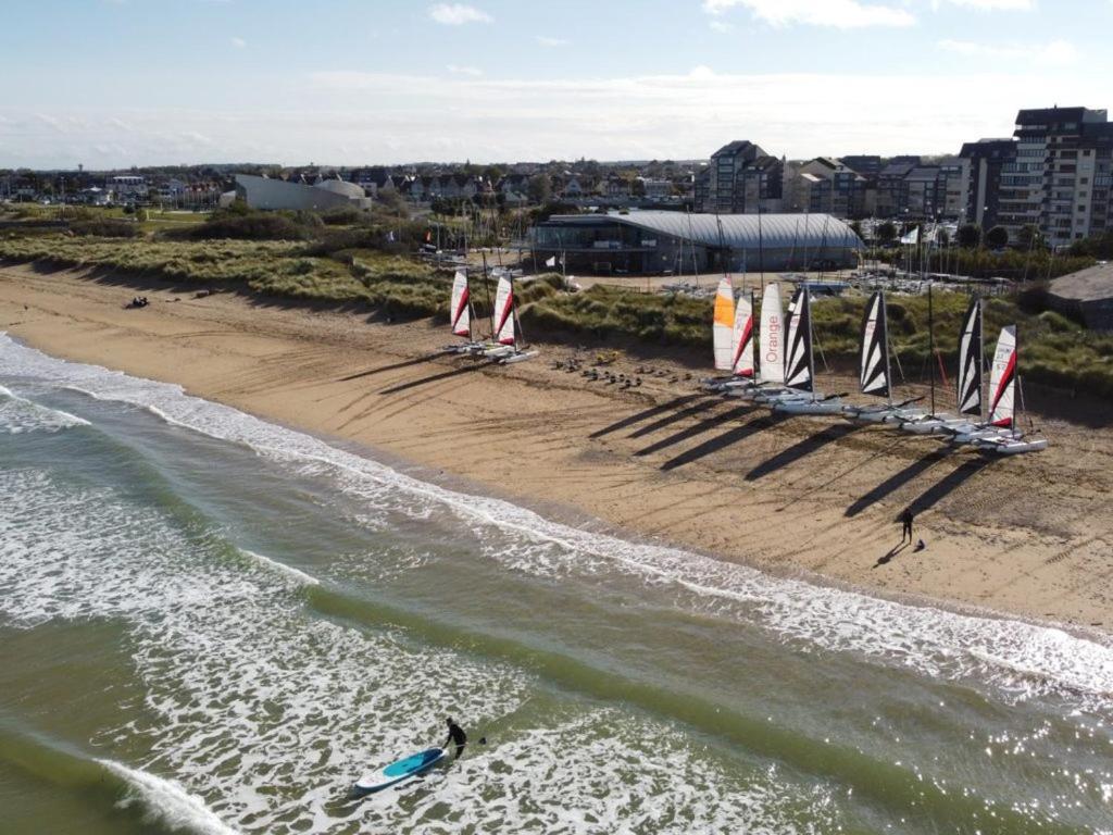 "O'Dbark" - Duplex 2 Etoiles - A 100M De La Plage Avec Jardin Courseulles-sur-Mer Exteriör bild